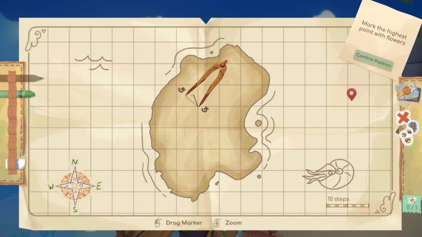 Map Map - A Game About Maps drawing on the map