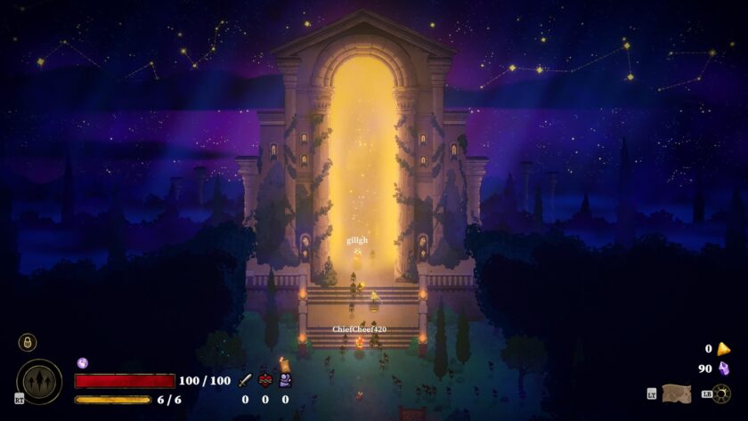 33 Immortals entrance for the next run