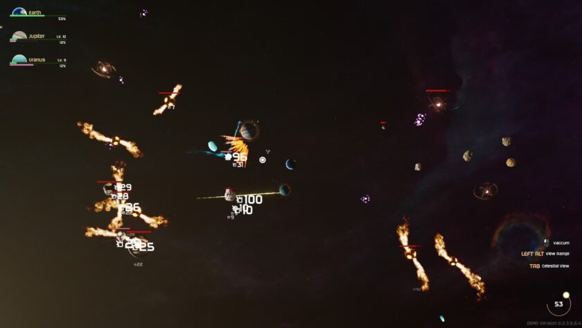 Orb Guard lots of asteroids