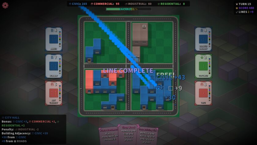 Block Sprawl cosy mode