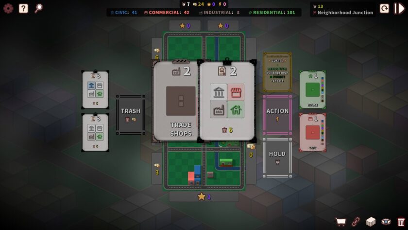 Block Sprawl card combining