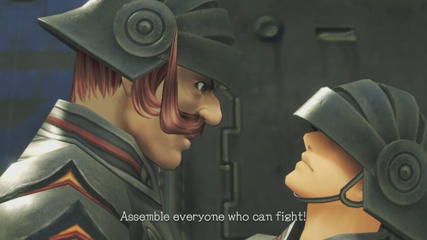 Xenoblade Chronicles cutscene