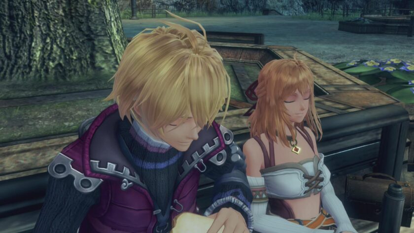 Xenoblade Chronicles cutscene