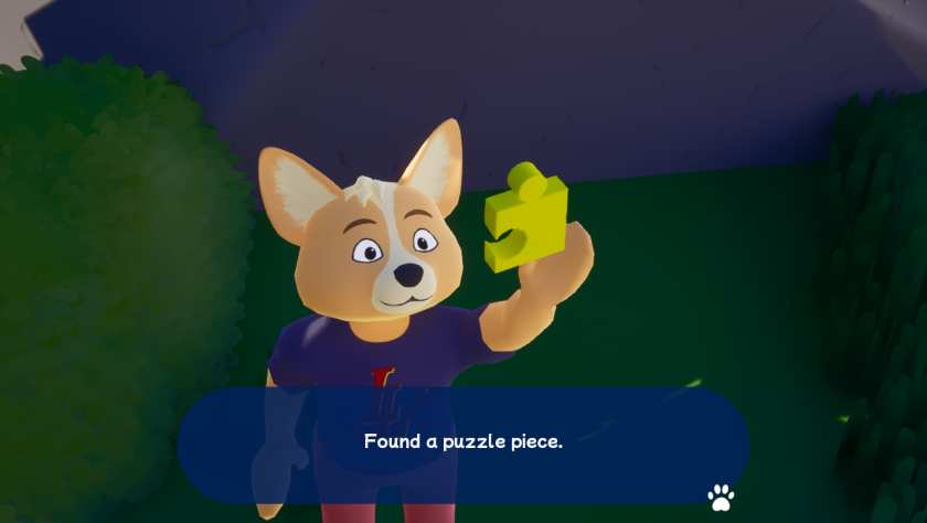 A puzzle piece in Captain Corgi: Planetary Problem Solver