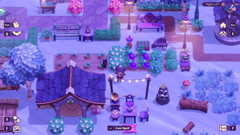 Screenshot for video game Moonlight Peaks, published on LadiesGamers.com