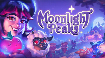 Promotional image for video game Moonlight Peaks, published on LadiesGamers.com