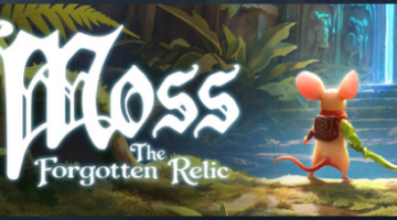 A mouse character in Moss: The Forgotten Relic