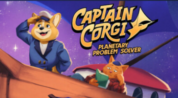 A dog on a boat in Captain Corgi: Planetary Problem Solver