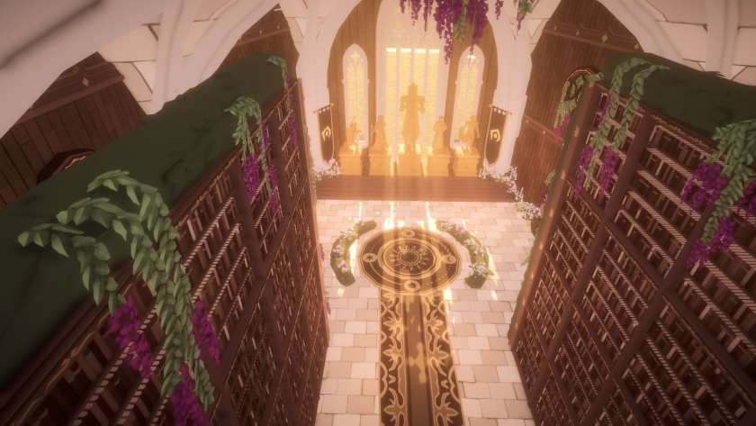 The Library puzzle room in Secrets of Velendar Castle - Escape Room.