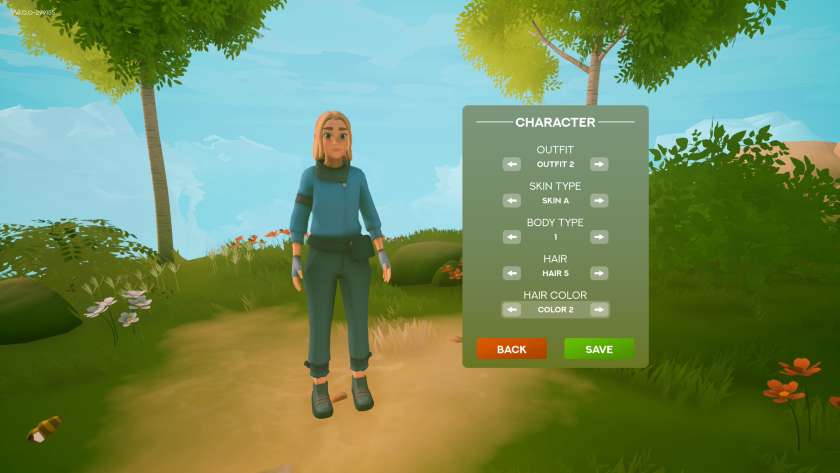 Character customisation menu. Published on LadiesGamers