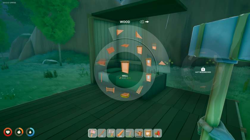 The build hammer building menu in a dial format with multiple layers. Published on LadiesGamers