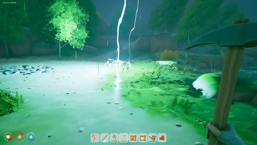 A lightning bolt striking the ground. Published on LadiesGamers