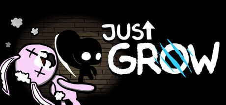 Just Grow punching a cuddly bunny