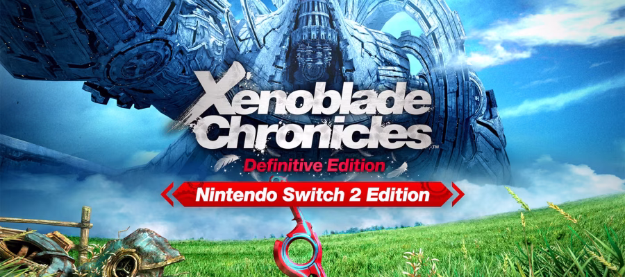 Xenoblade Chronicles famous sword and massive titan in the distance