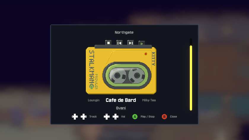 A cassette player in Wetter