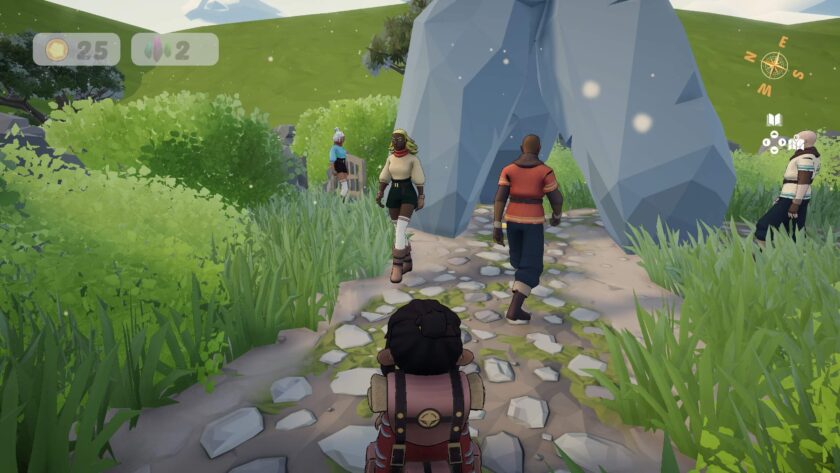 Go North NPCs walking about