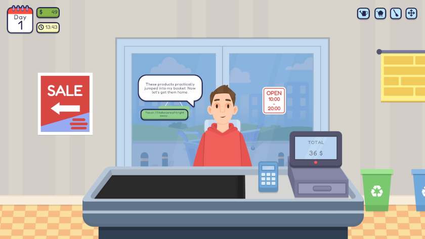 A customer is checking out in Cart By Cart.