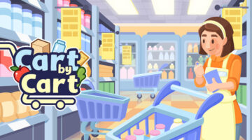 Cart By Cart: Supermarket Simulator Key art and logo.