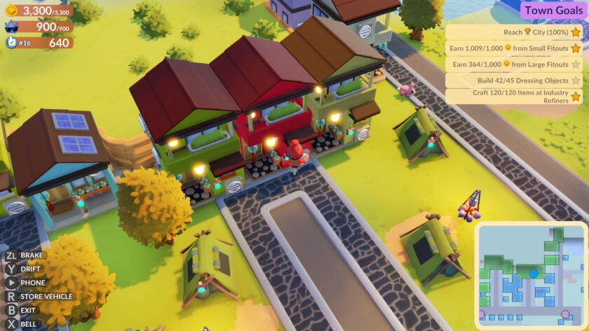 Screenshot for Go-Go Town!, the residential area, on LadiesGamers.com