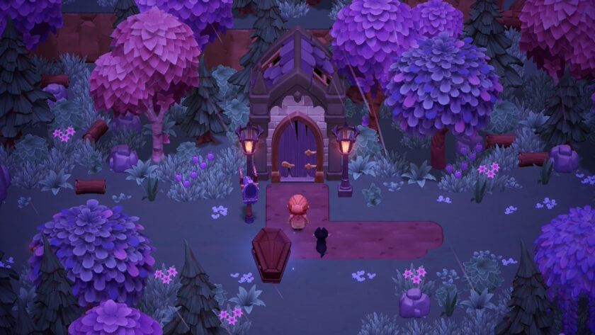 Screenshot for video game Moonlight Peaks published on LadiesGamers.com