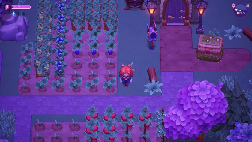 Screenshot for video game Moonlight Peaks published on LadiesGamers.com