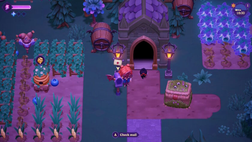 Screenshot for video game Moonlight Peaks published on LadiesGamers.com