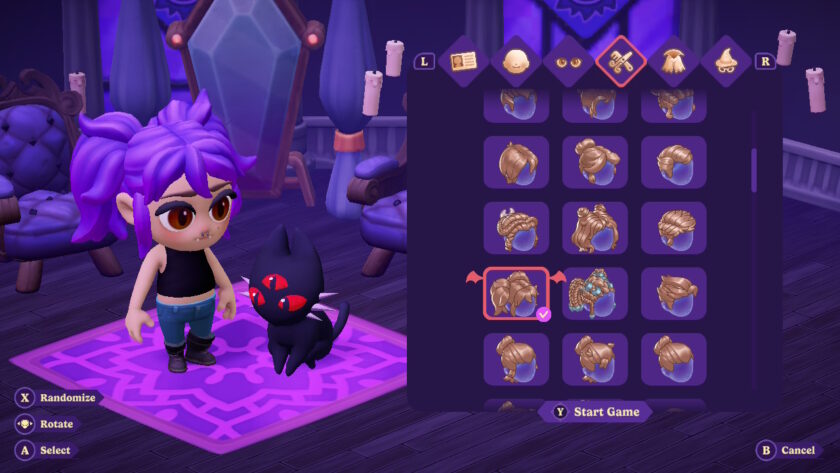 Screenshot for video game Moonlight Peaks published on LadiesGamers.com