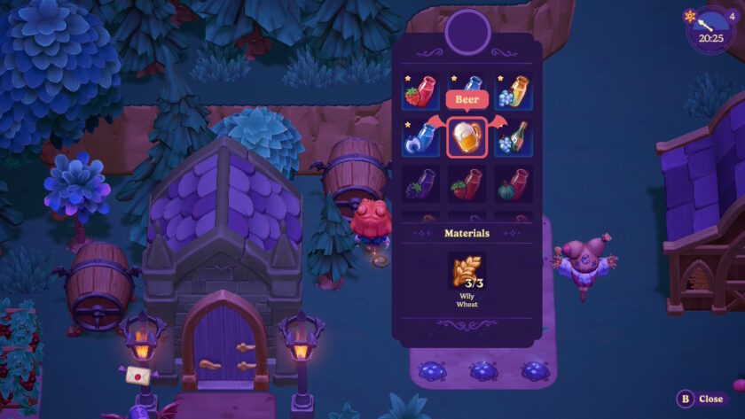 Screenshot for video game Moonlight Peaks published on LadiesGamers.com