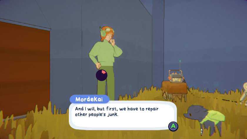 A person and a mole in Tony The Mole
