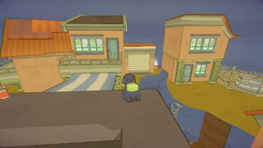A view of the town in Tony the Mole