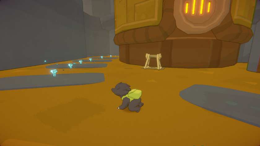 A line of bolts to collect in Tony The Mole