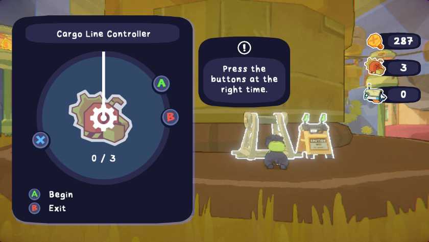 A mini game in Tony The Mole