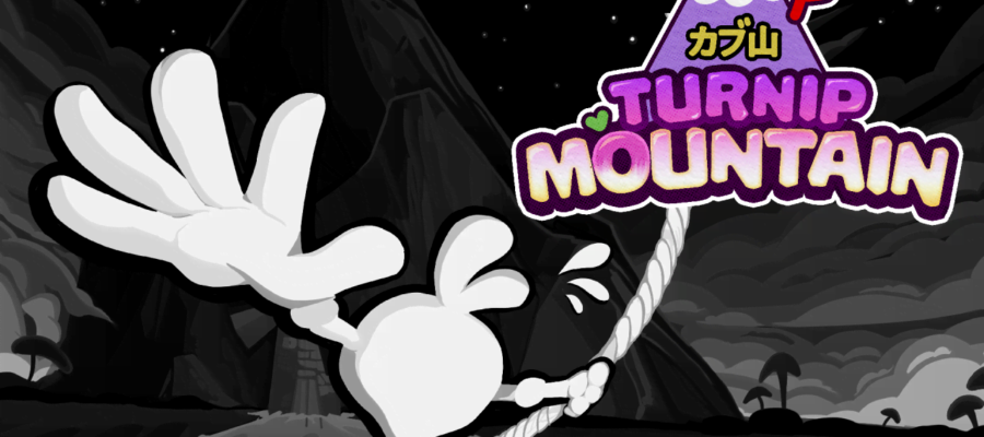 Turnip Mountain a turnip with bag hands