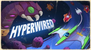 Hyperwired a space ship with a trailing plug