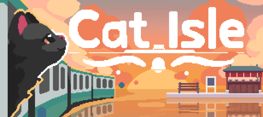 Cat Isle title logo on ladiesgamers.com