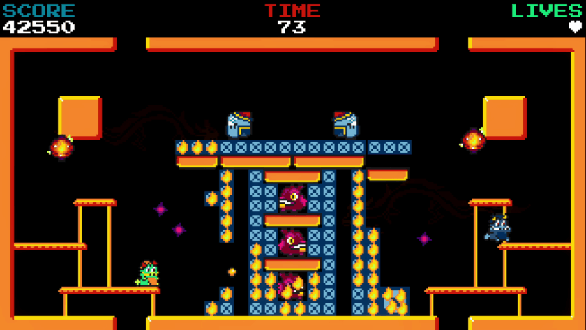 Dragon Dragon Fire Fire Deluxe! chasing a high score