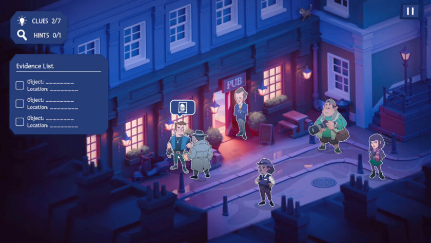 a scene on the street with the detective questioning a witness