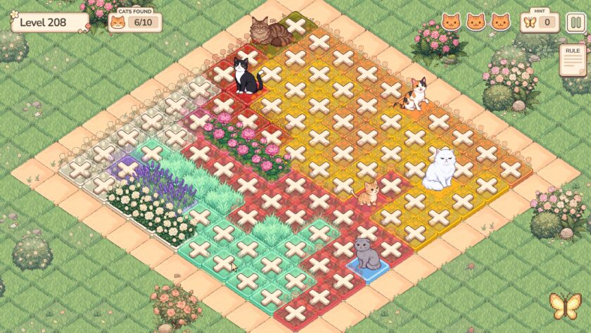Purr in Bloom gameplay on ladiesgamers.com