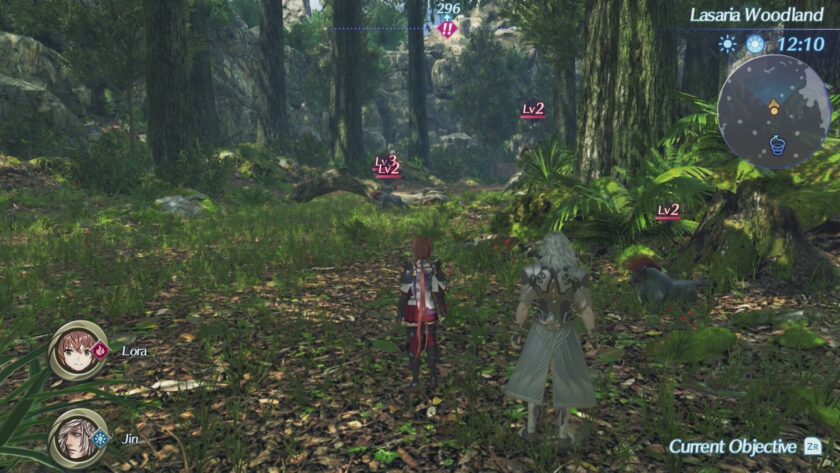 Xenoblade Chronicles 2: Definitive Edition exploring the forest