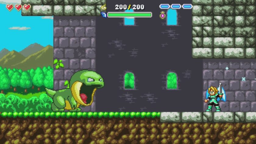 Aggelos 2 dinosaur enemy