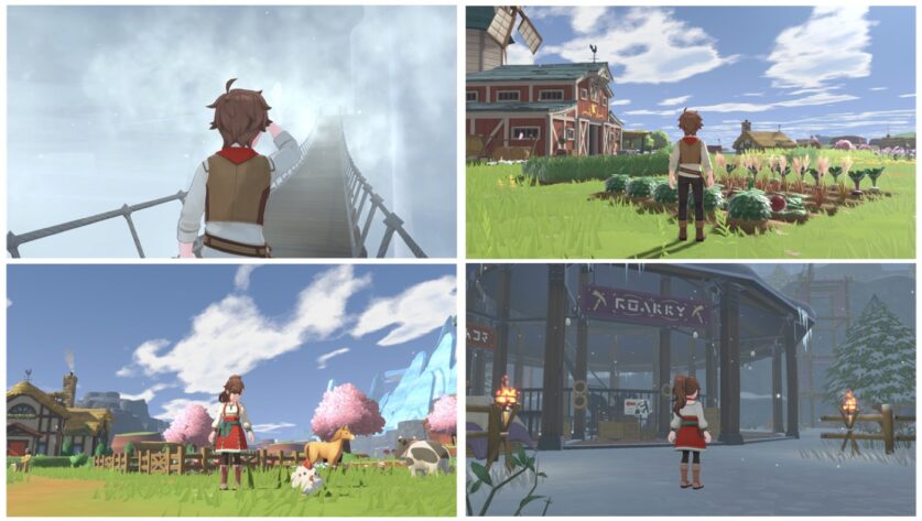 Screenshots of Harvest Moon: Echoes of Teradea, from website Natsume