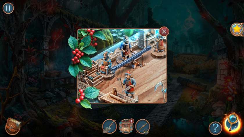 A doll puzzle in Hunter's Journey: Nightmare Hunting Collector's Edition.