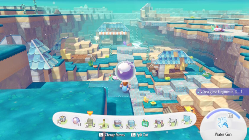 Screenshot of Pokémon Pokopia, The Bubbly Basin, published on LadiesGamers