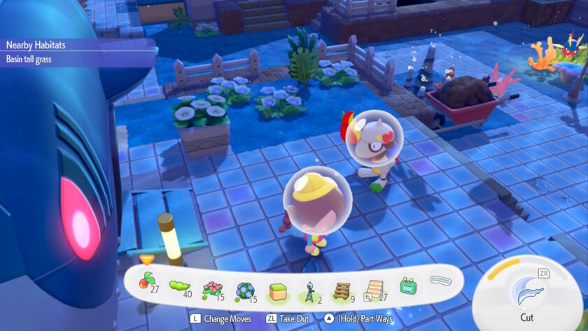 Screenshot of Pokémon Pokopia, The Bubbly Basin, published on LadiesGamers