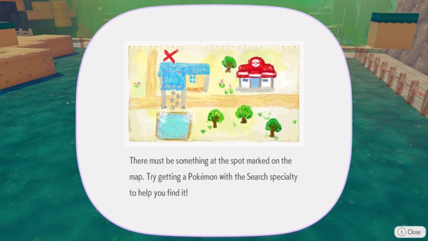 Screenshot of Pokémon Pokopia, The Bubbly Basin, published on LadiesGamers
