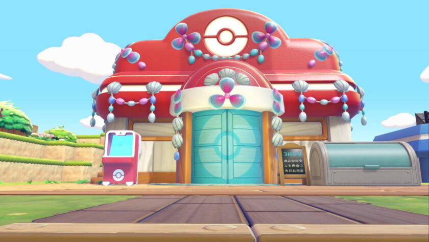 The Pokecentre decked out for the Fetching Scales for Feebas, published on LadiesGamers