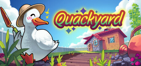 Screenshots of Quackyard, from the Steam page.