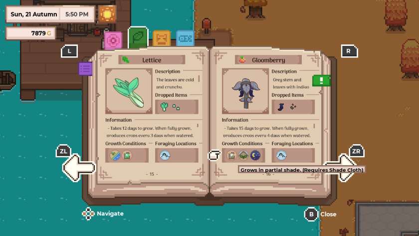The research journal showing the requirements to grow Gloomberries. Published on LadiesGamers