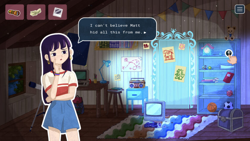 Screenshot for The Attic- A Mystery Puzzle Game, published on LadiesGamers.com