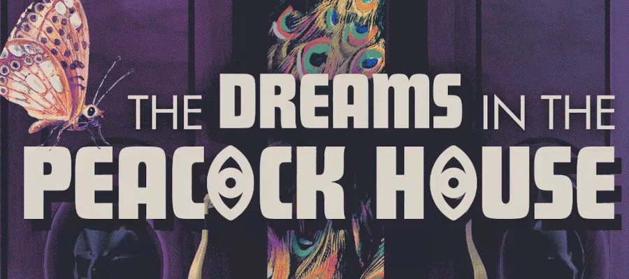 The Dreams in the Peacock House key art and logo